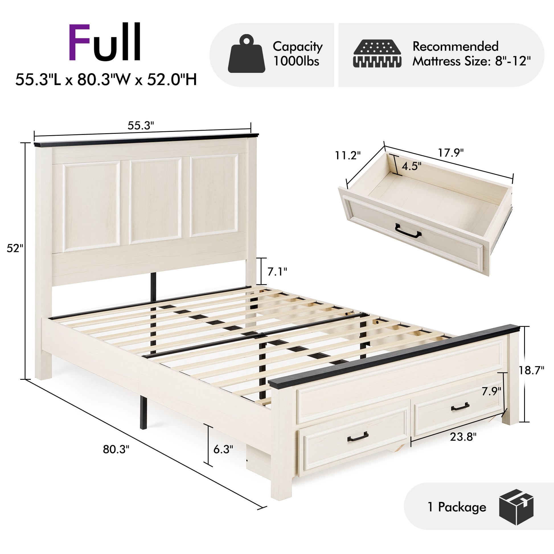 Savannah Bed Frame Amerlife-FW
