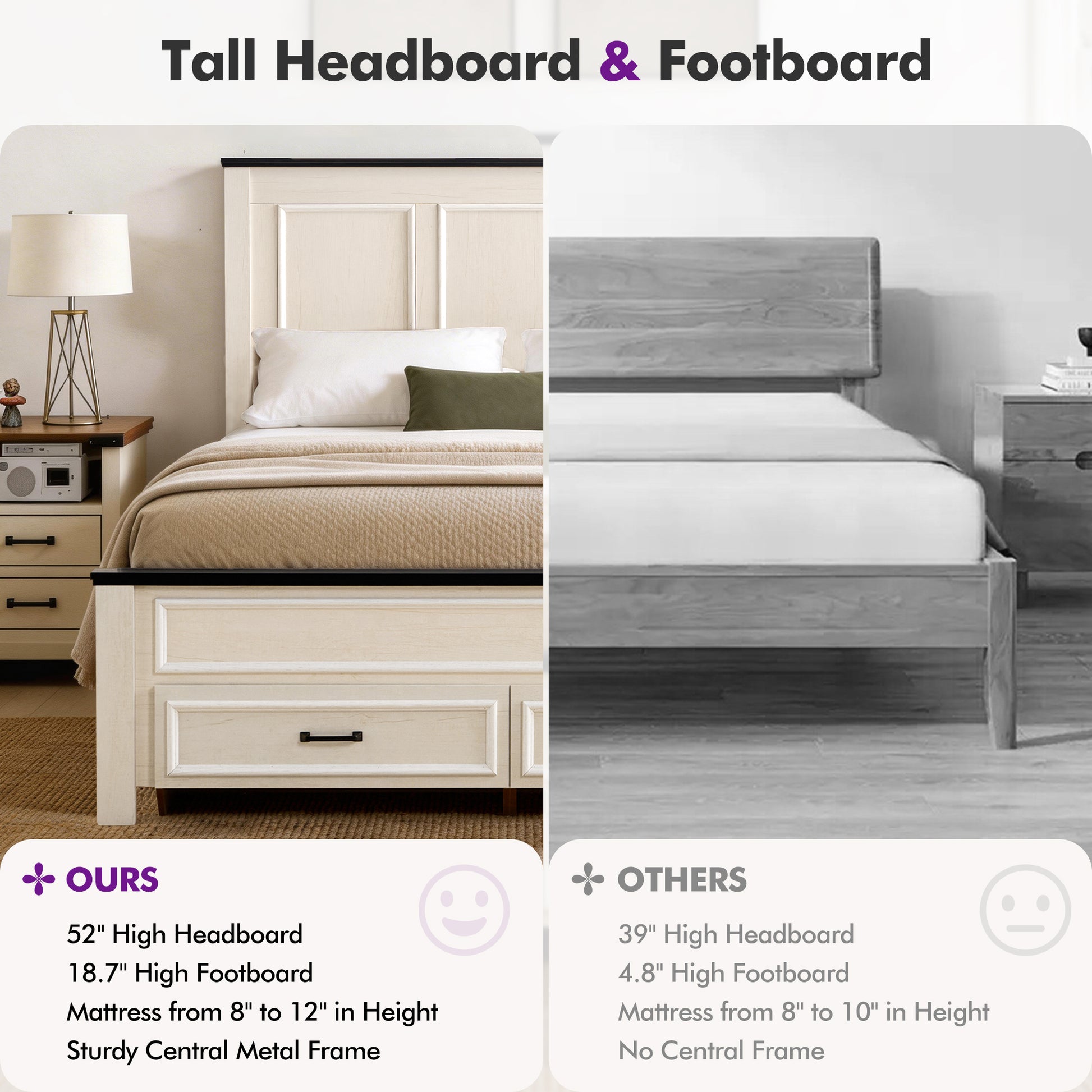 Savannah Bed Frame Amerlife-FW