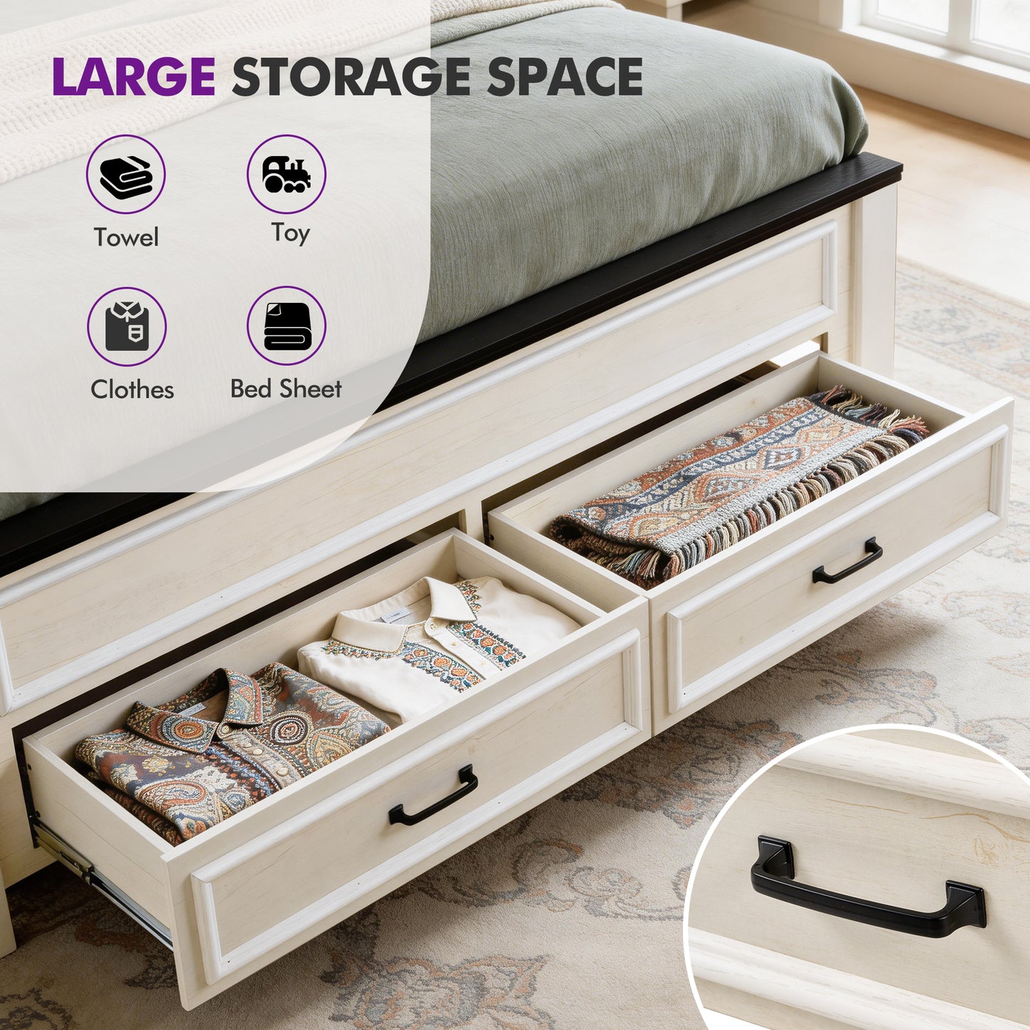 Savannah Bed Frame Amerlife-FW