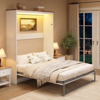 Stash Murphy Bed Frame Amerlife Full / White