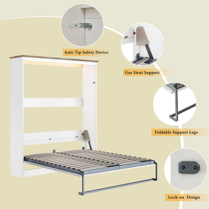 Stash Murphy Bed Frame Amerlife Full / White