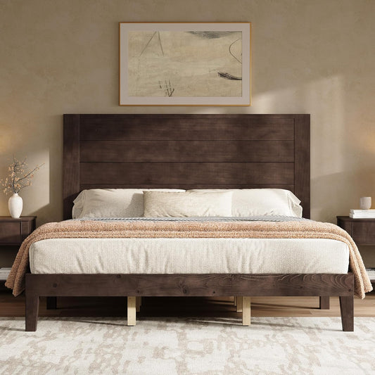 Fremont Wood Platform Bed Amerlife
