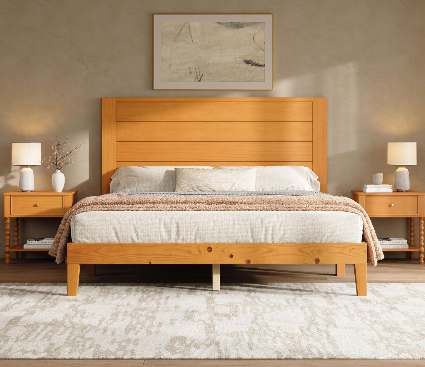 Fremont Solid Wood Bedroom Set Queen Natural