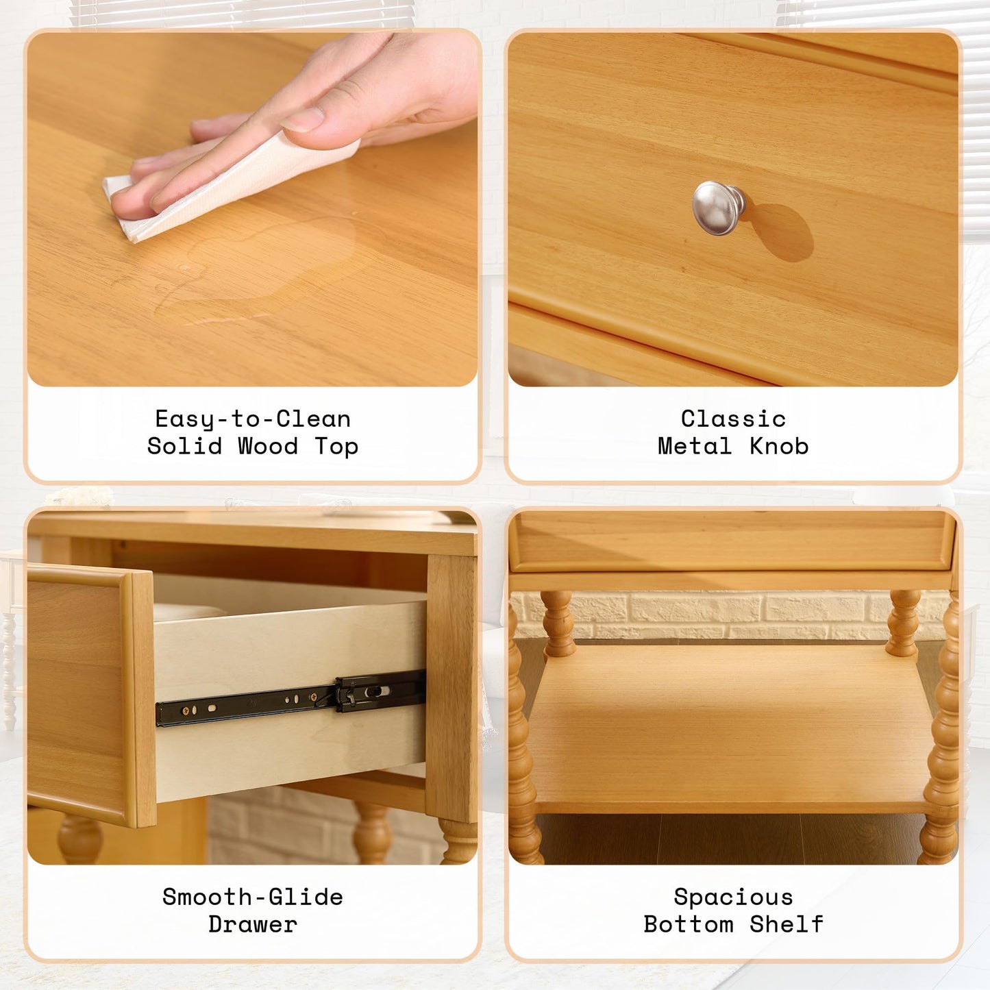 Fremont Solid Wood Bedroom Set Queen Natural
