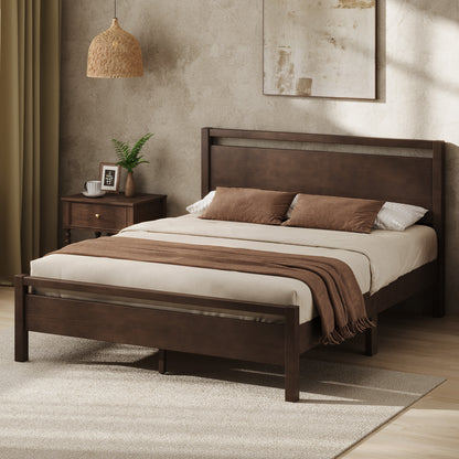 Void Solid Wood Bed - DW-F