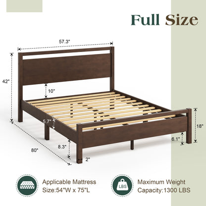 Void Solid Wood Bed - DW-F