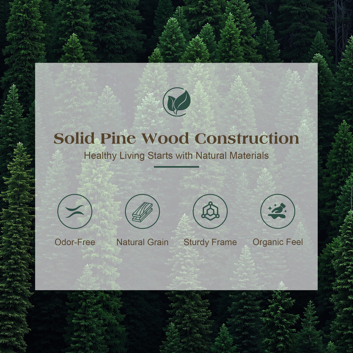 Void Solid Wood Bed - DW-Q