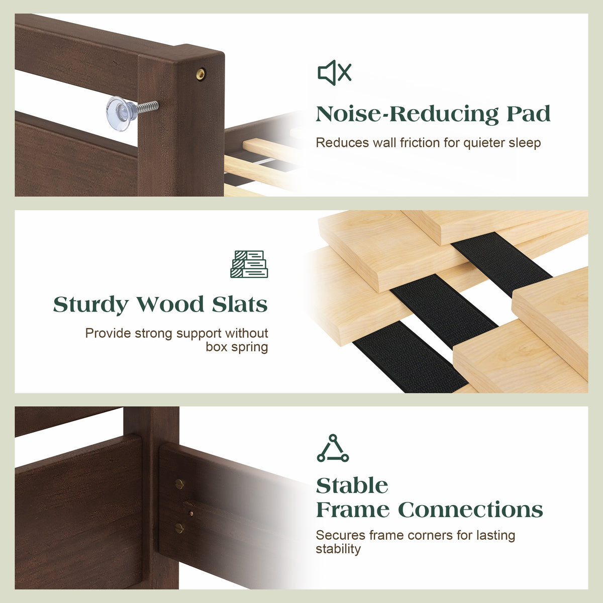 Void Solid Wood Bed - DW-Q