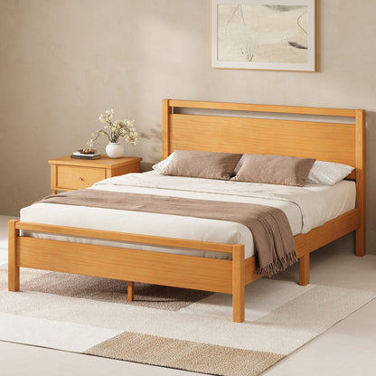 Void Solid Wood Bed - YO-F