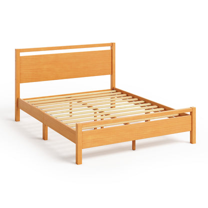 Void Solid Wood Bed - YO-F