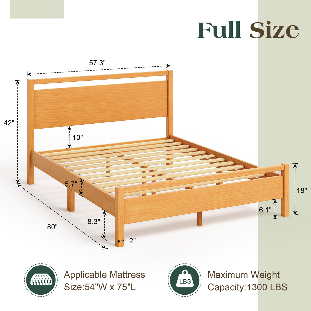 Void Solid Wood Bed - YO-F