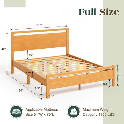 Void Solid Wood Bed - YO-F