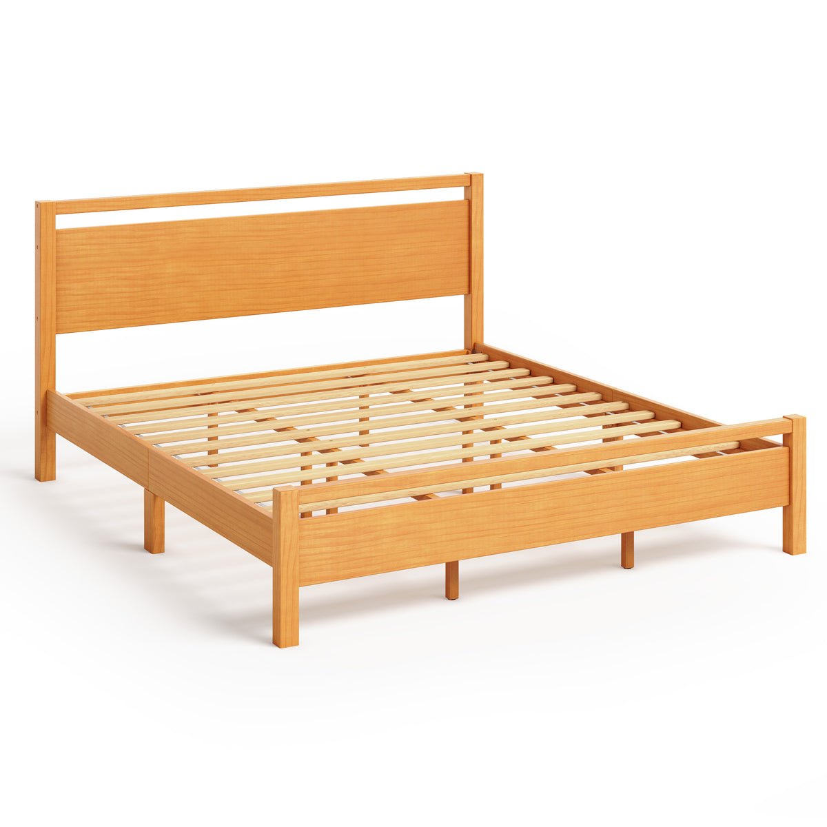 Void Solid Wood Bed - YO-K
