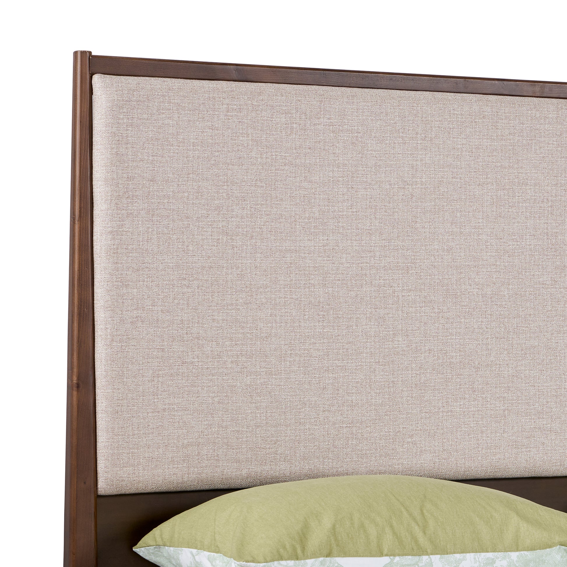 Slumber Tall Solid Wood Bed Frame King Walnut Bed