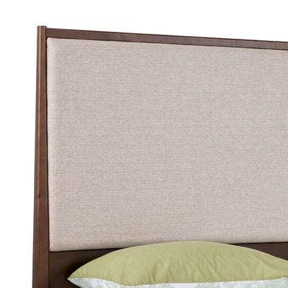 Slumber Tall Solid Wood Bed Frame King Walnut Bed