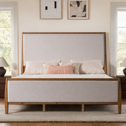 Slumber Tall Solid Wood Bed Frame CK Walnut Bed