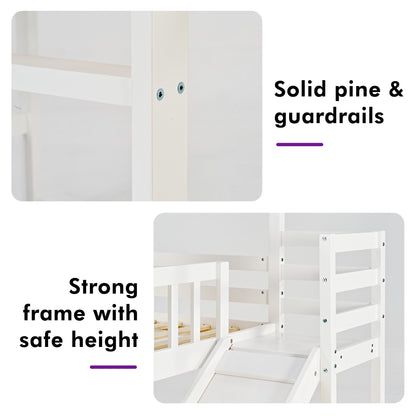 Cabin Bed Frame - White