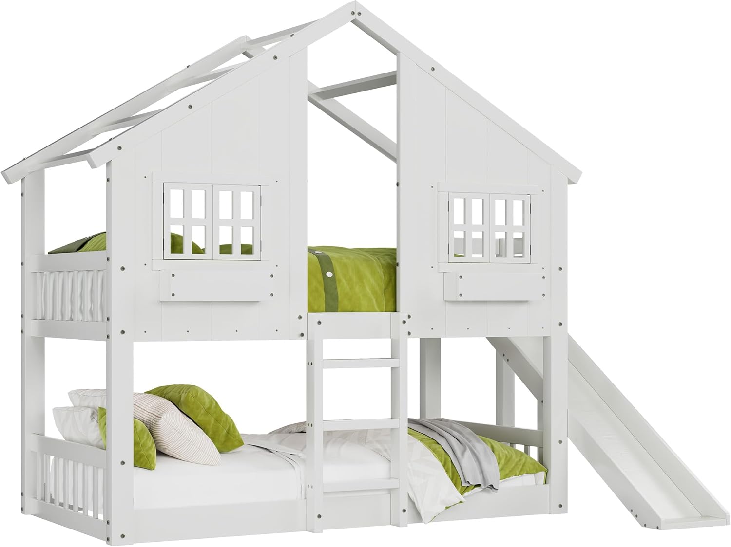Cabin Bed Frame - White