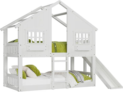 Cabin Bed Frame - White