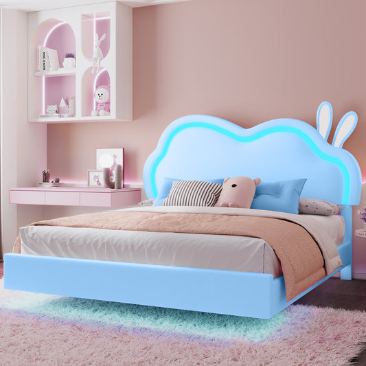Luna Floating Cloud Bed Amerlife Blue / Queen