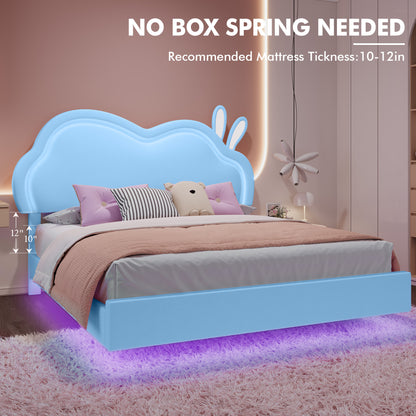 Luna Floating Cloud Bed Amerlife Blue / Twin