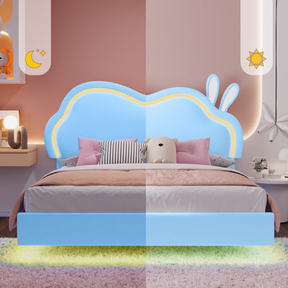 Luna Floating Cloud Bed Amerlife Blue / Twin