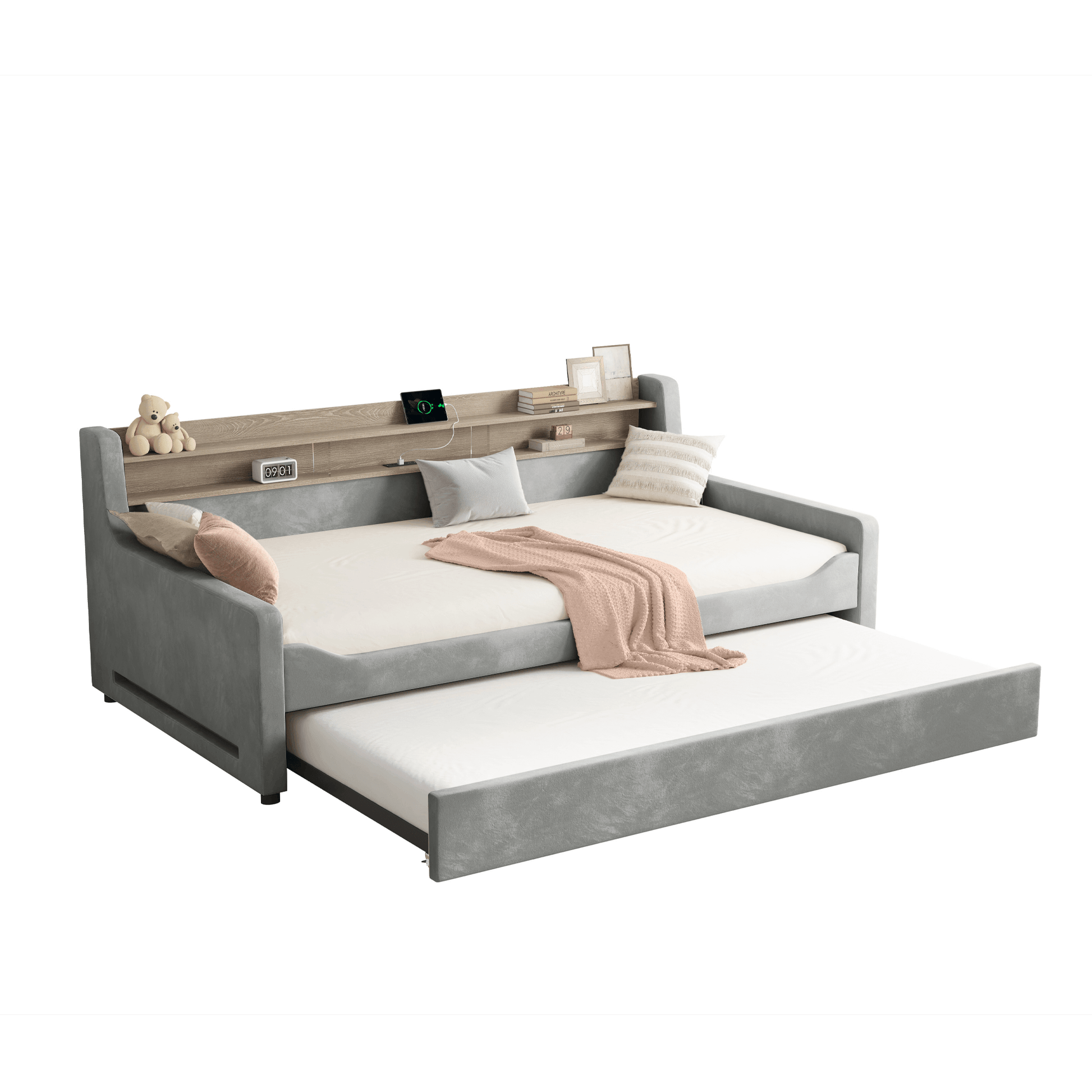 Bouff Bed Frame - Gray