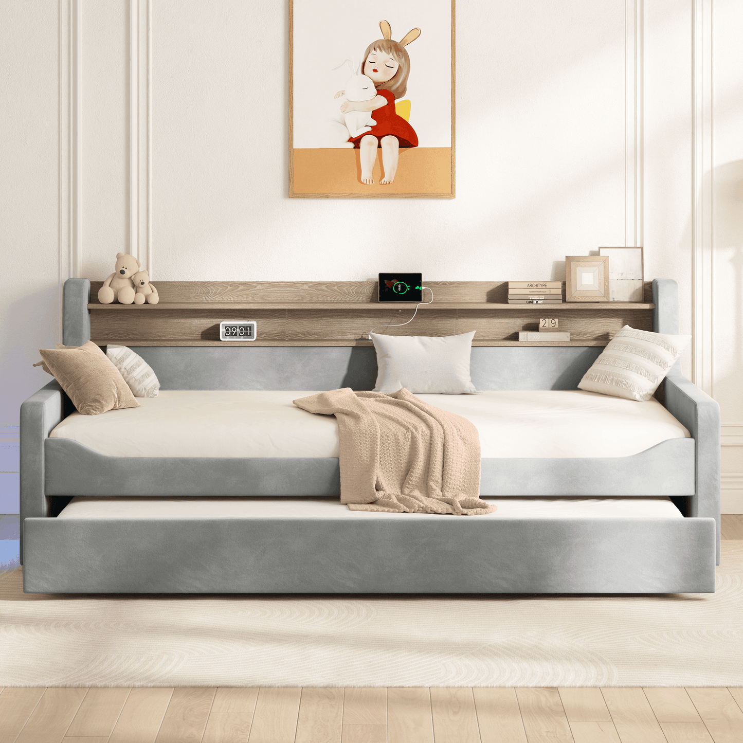 Bouff Bed Frame - Gray