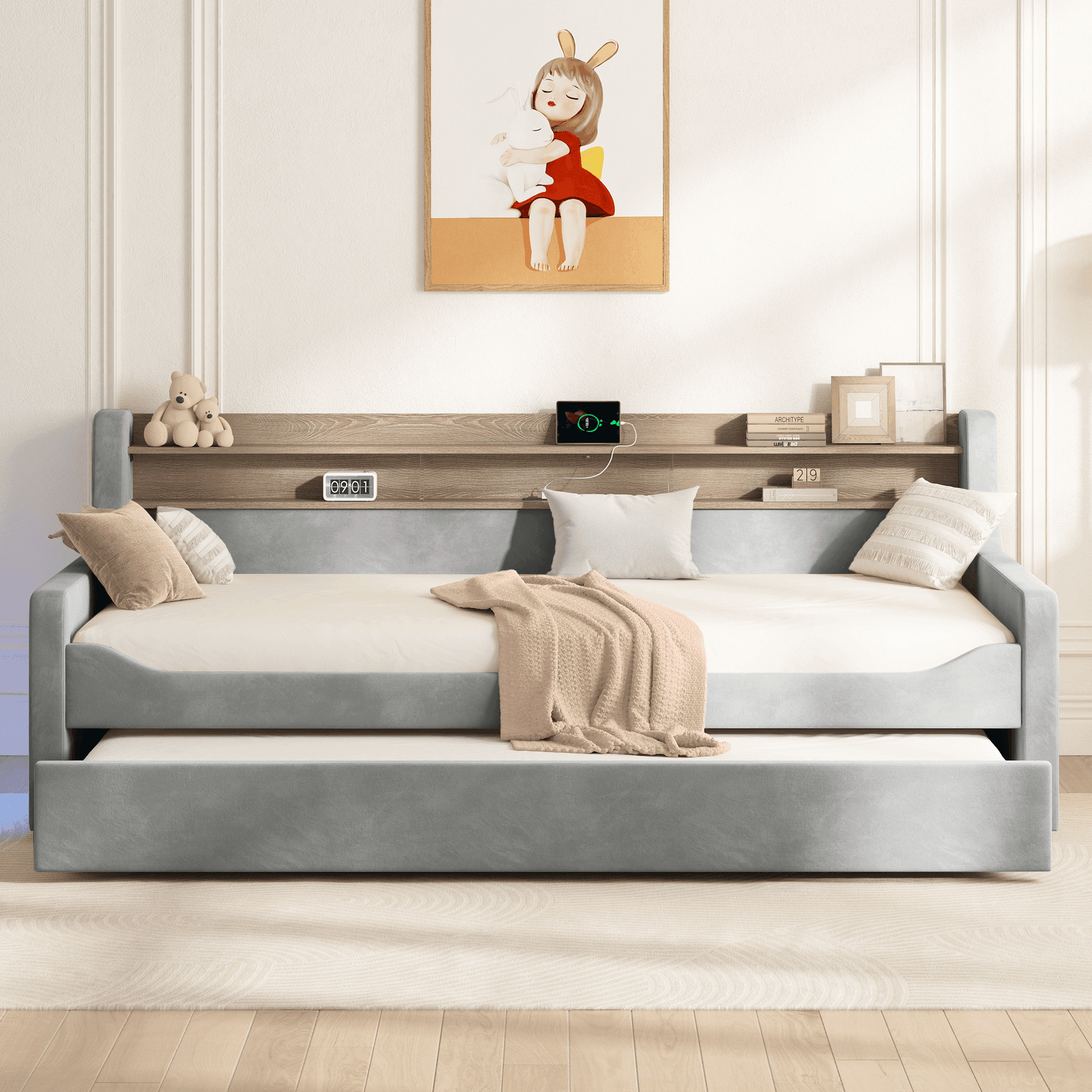 Bouff Bed Frame - Gray