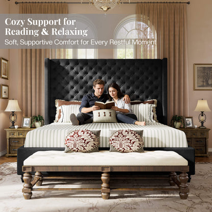 Cush Bed Frame - Q-BLACK