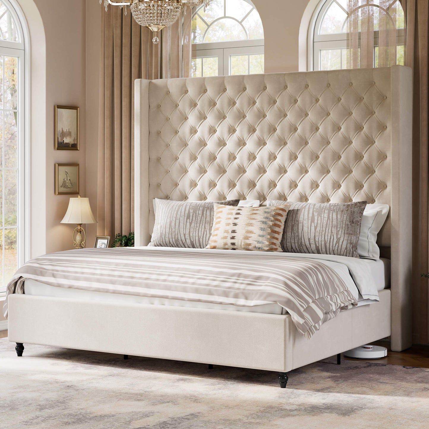 Cush Bed Frame - CK-CREAM