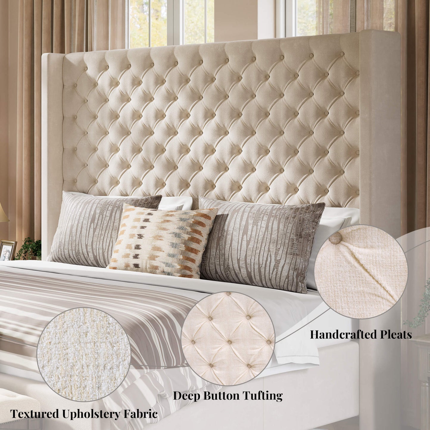 Cush Bed Frame - CK-CREAM