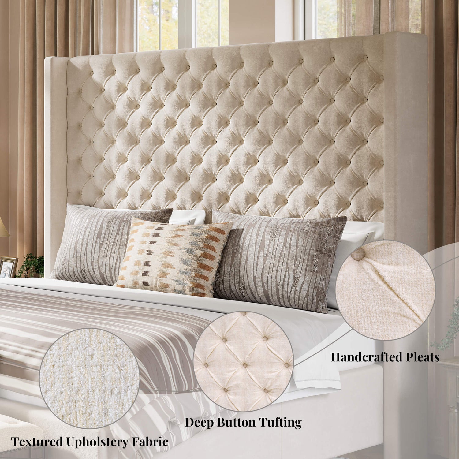Cush Bed Frame - CK-CREAM