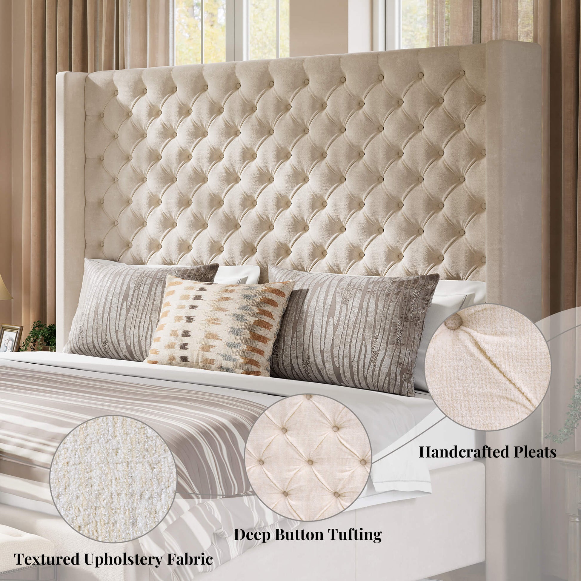 Cush Bed Frame - CK-CREAM