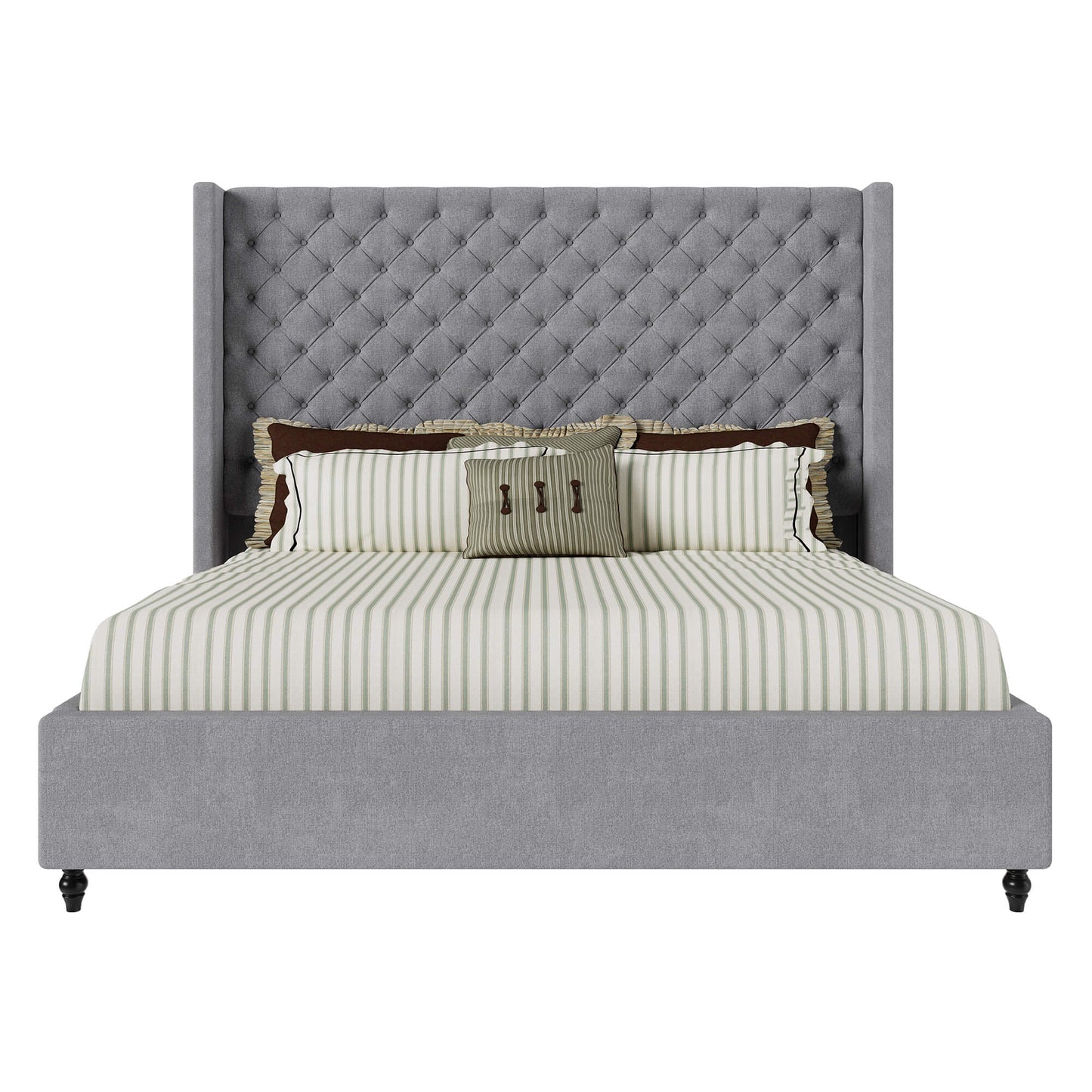Cush Bed Frame - Q-GREY