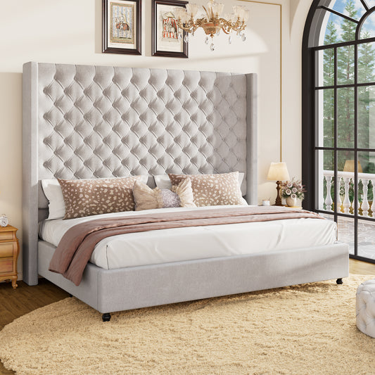Cush Bed Frame - Ash White