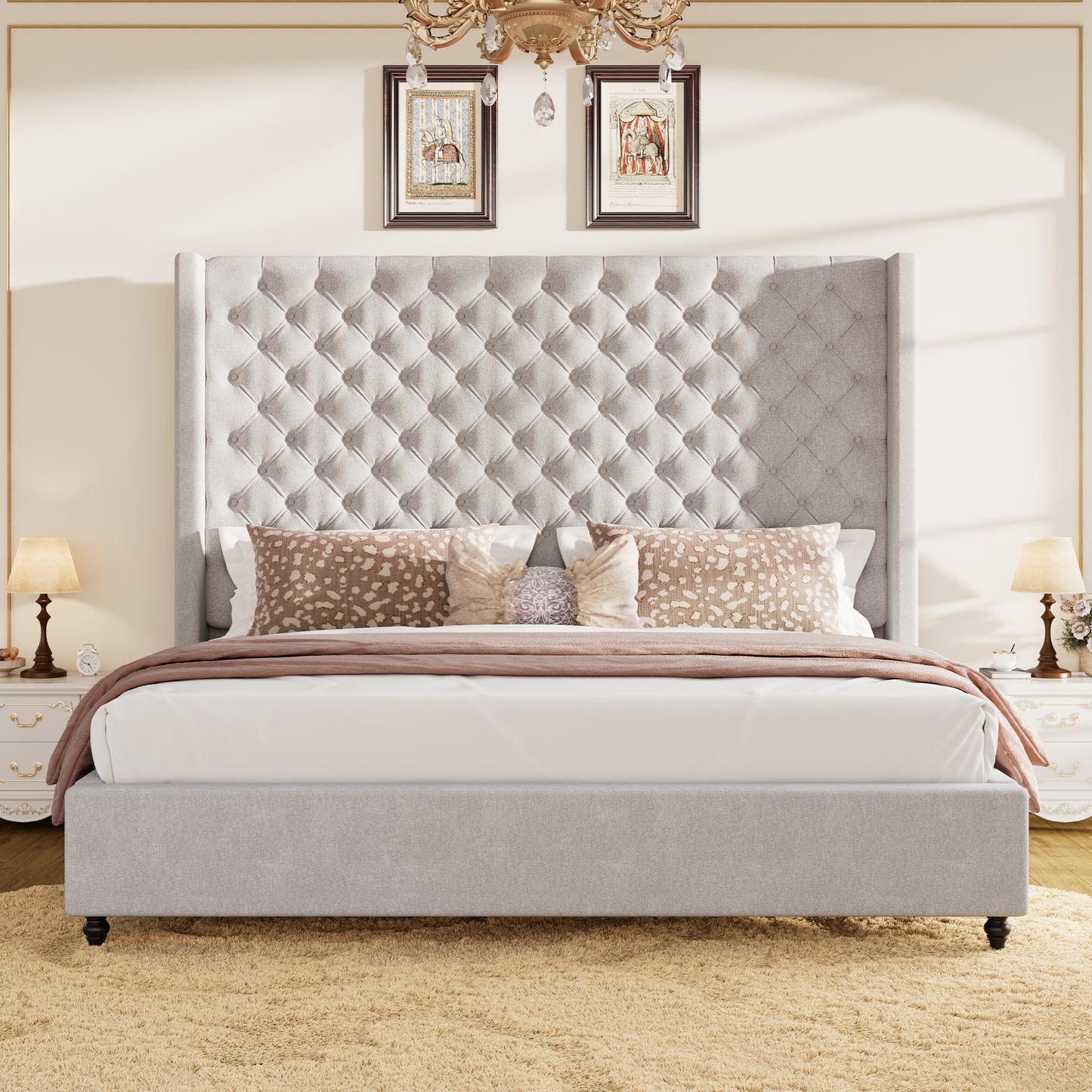 Cush Bed Frame - Ash White