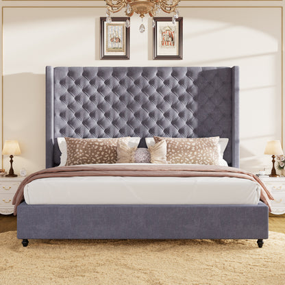 Cush Bed Frame - Grey