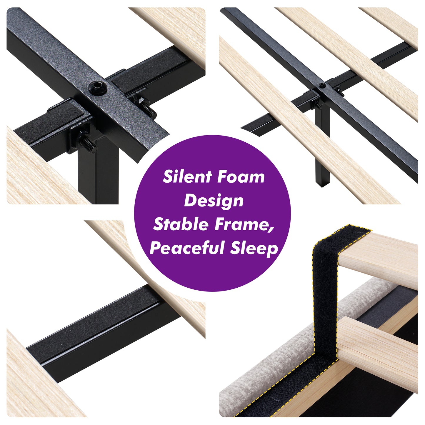 Cush Bed Frame - Ash White
