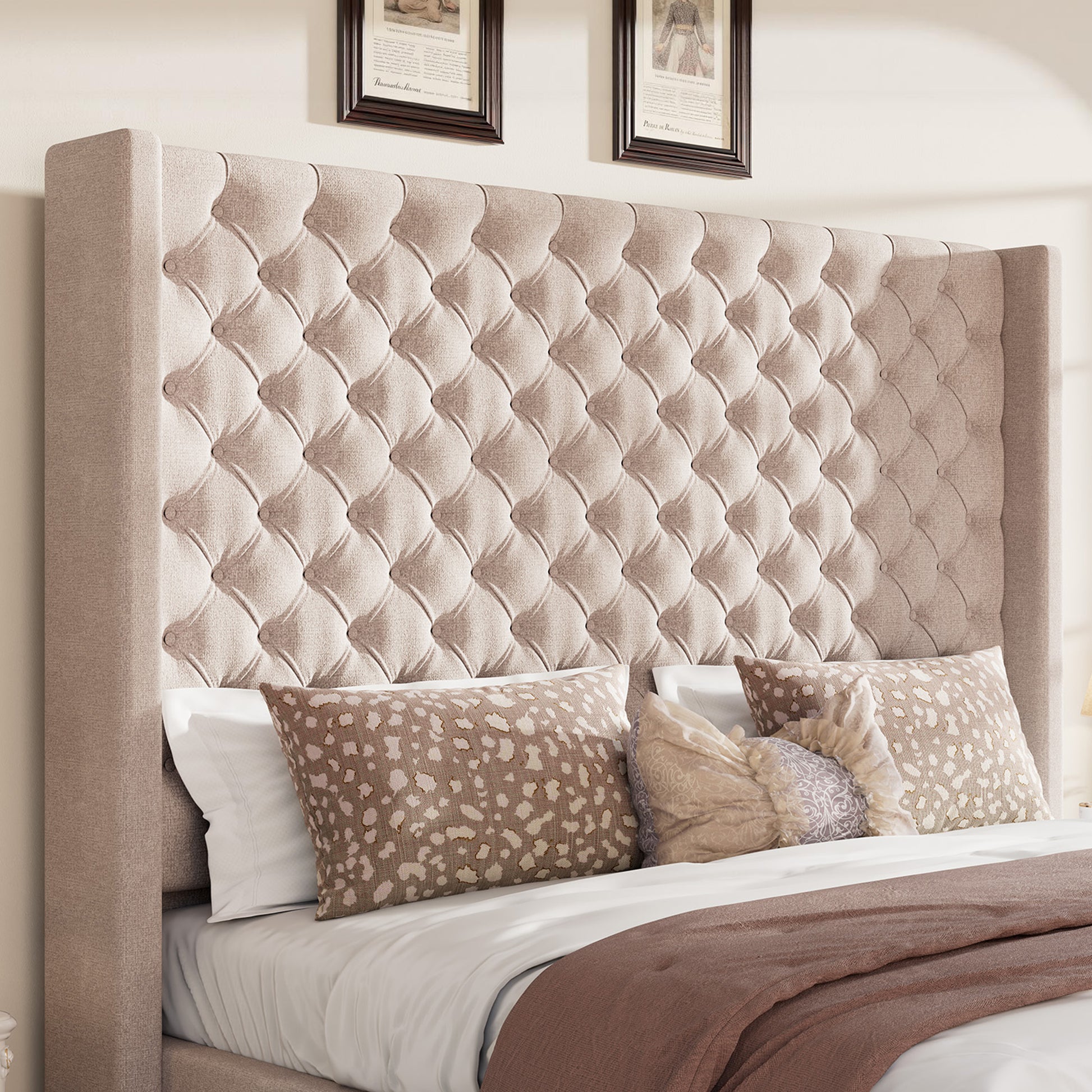 Cush Bed Frame - Cream