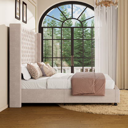 Cush Bed Frame - Cream