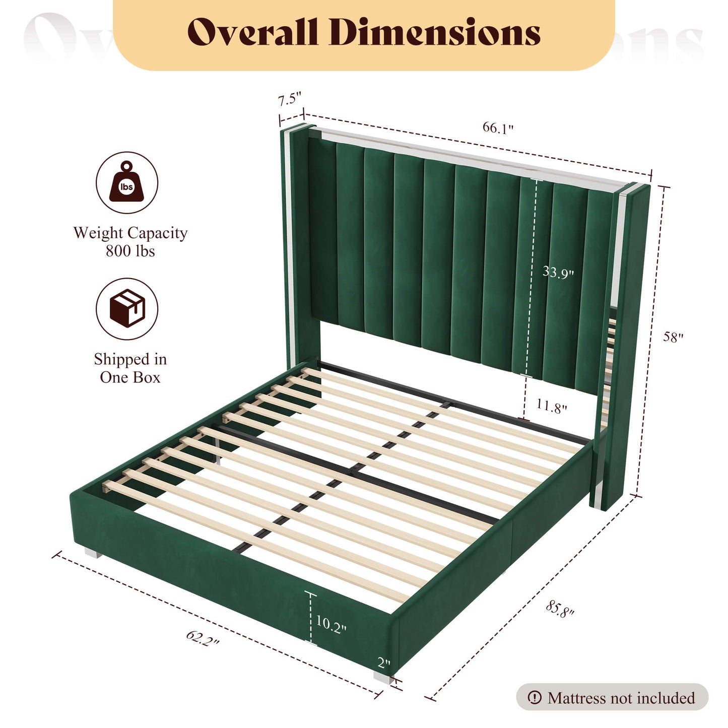 Beaumont Queen Bed Frame Amerlife