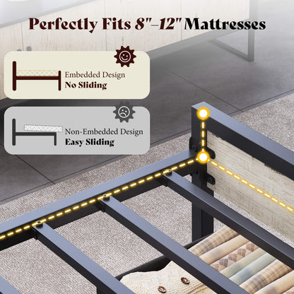 Veltrix LED Storage Velvet Bed Frame Amerlife