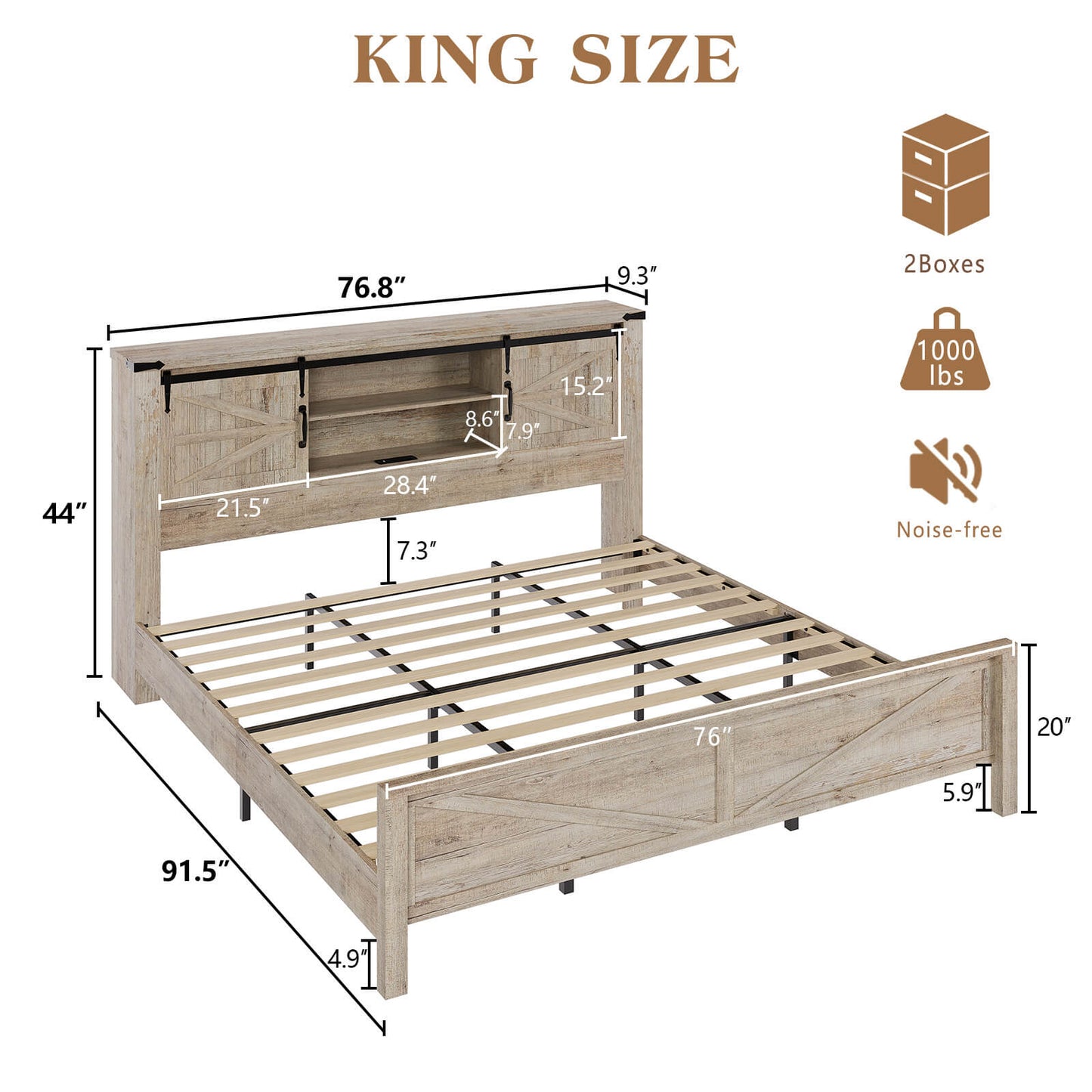 Alderman Bed Frame Amerlife