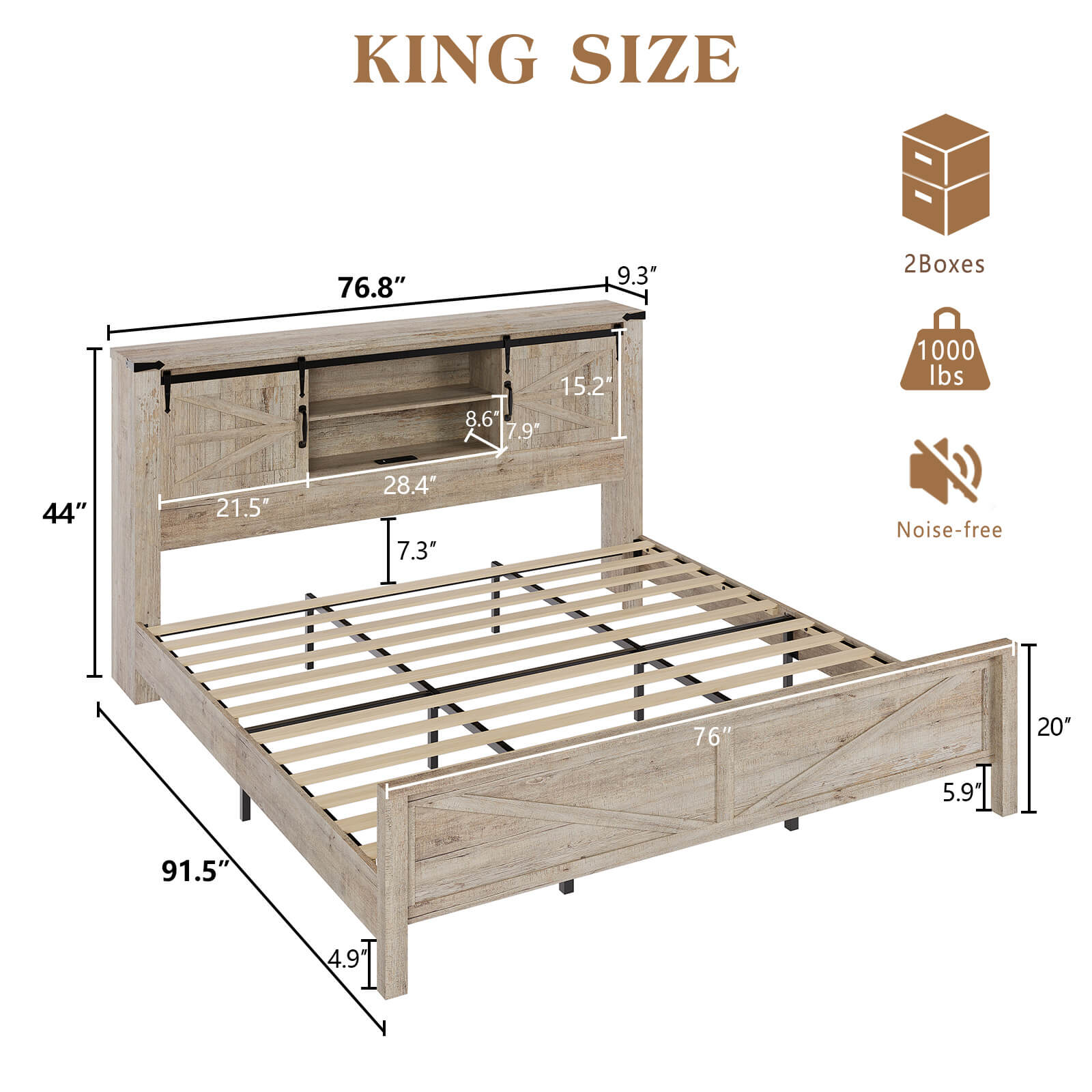 Alderman Bed Frame Amerlife