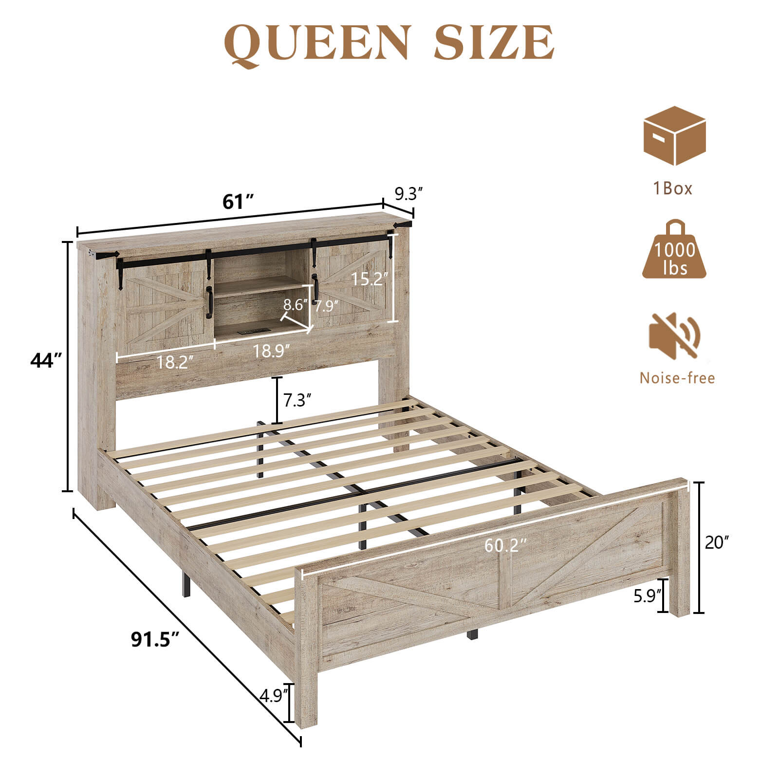 Alderman Bed Frame Amerlife