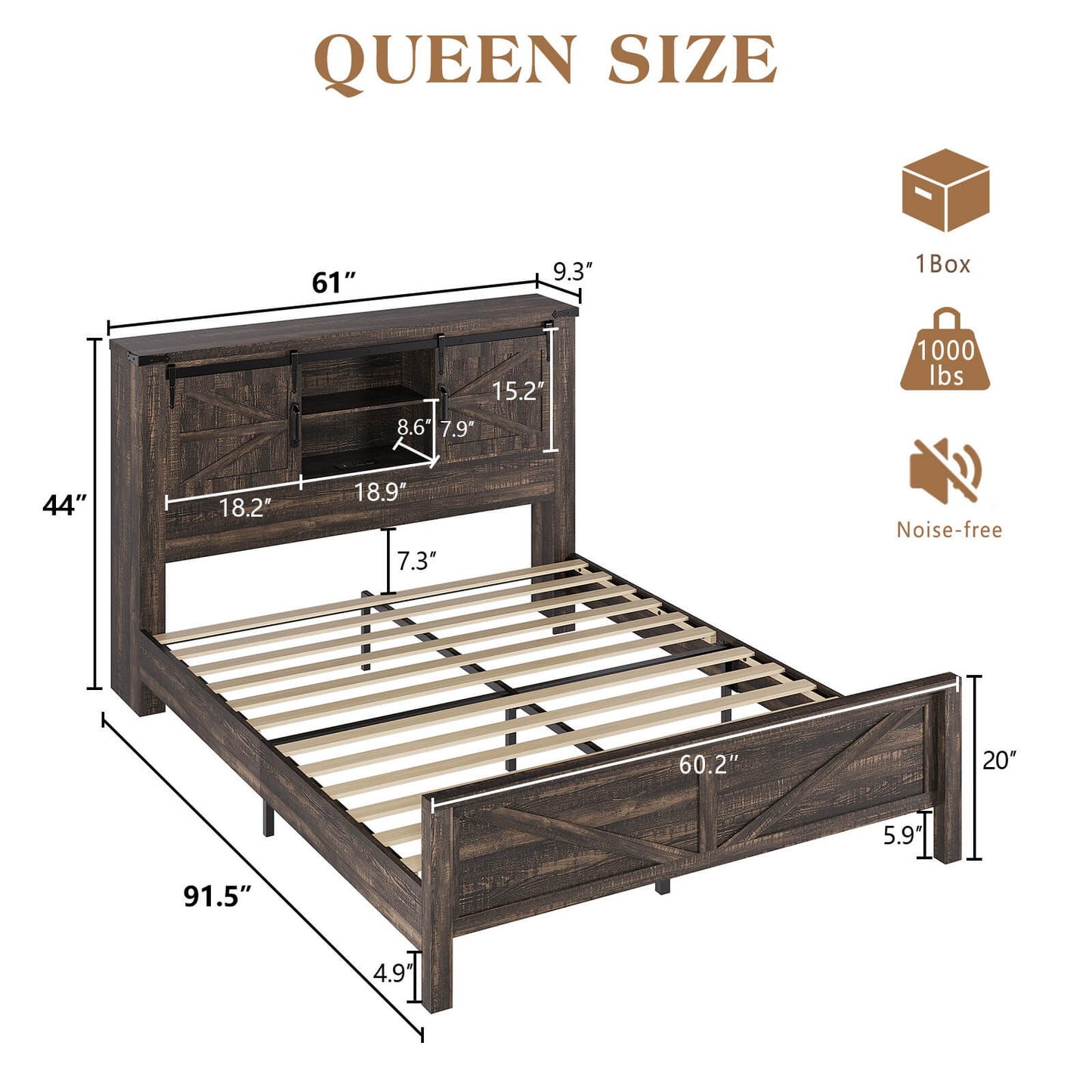 Alderman Bed Frame Amerlife