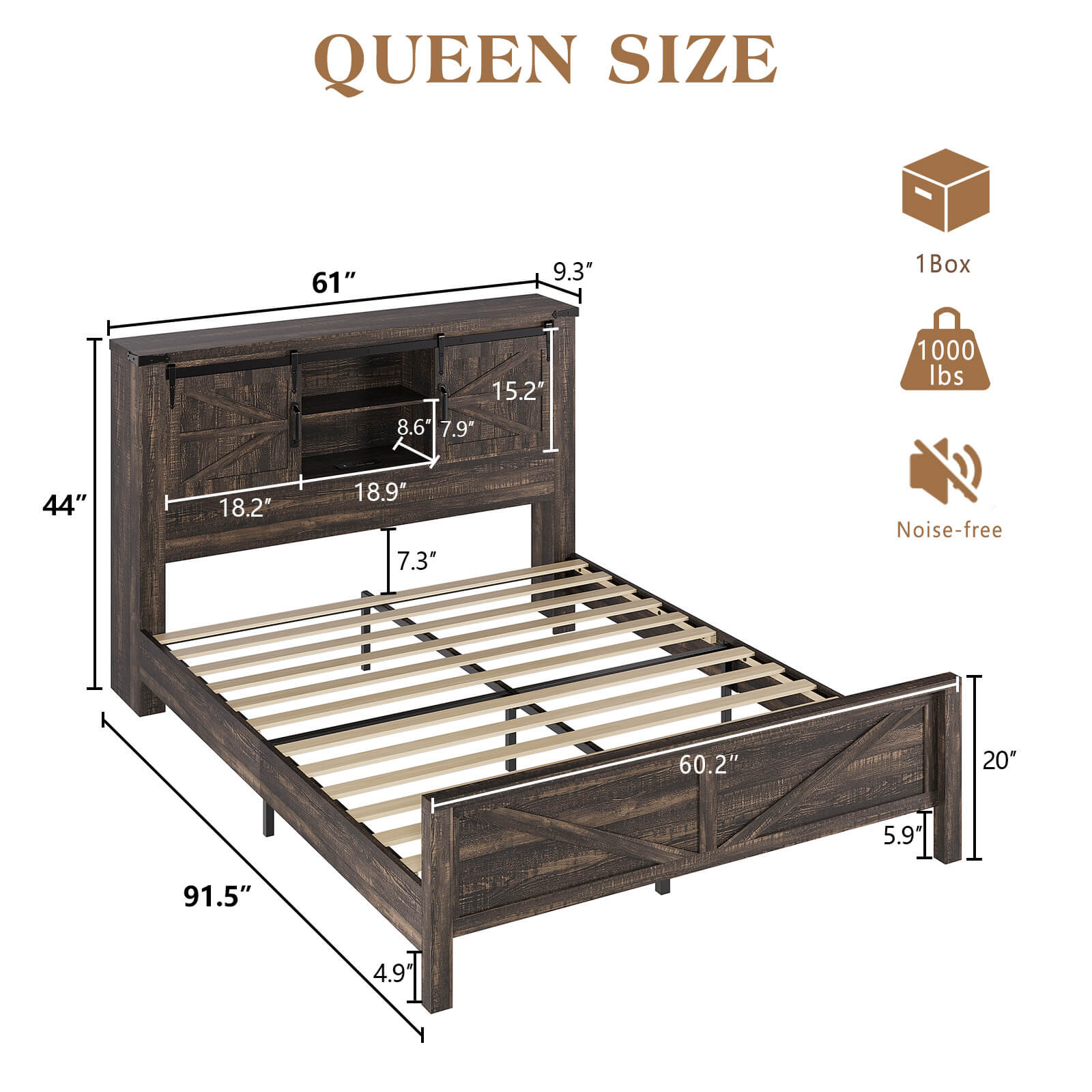 Alderman Bed Frame Amerlife