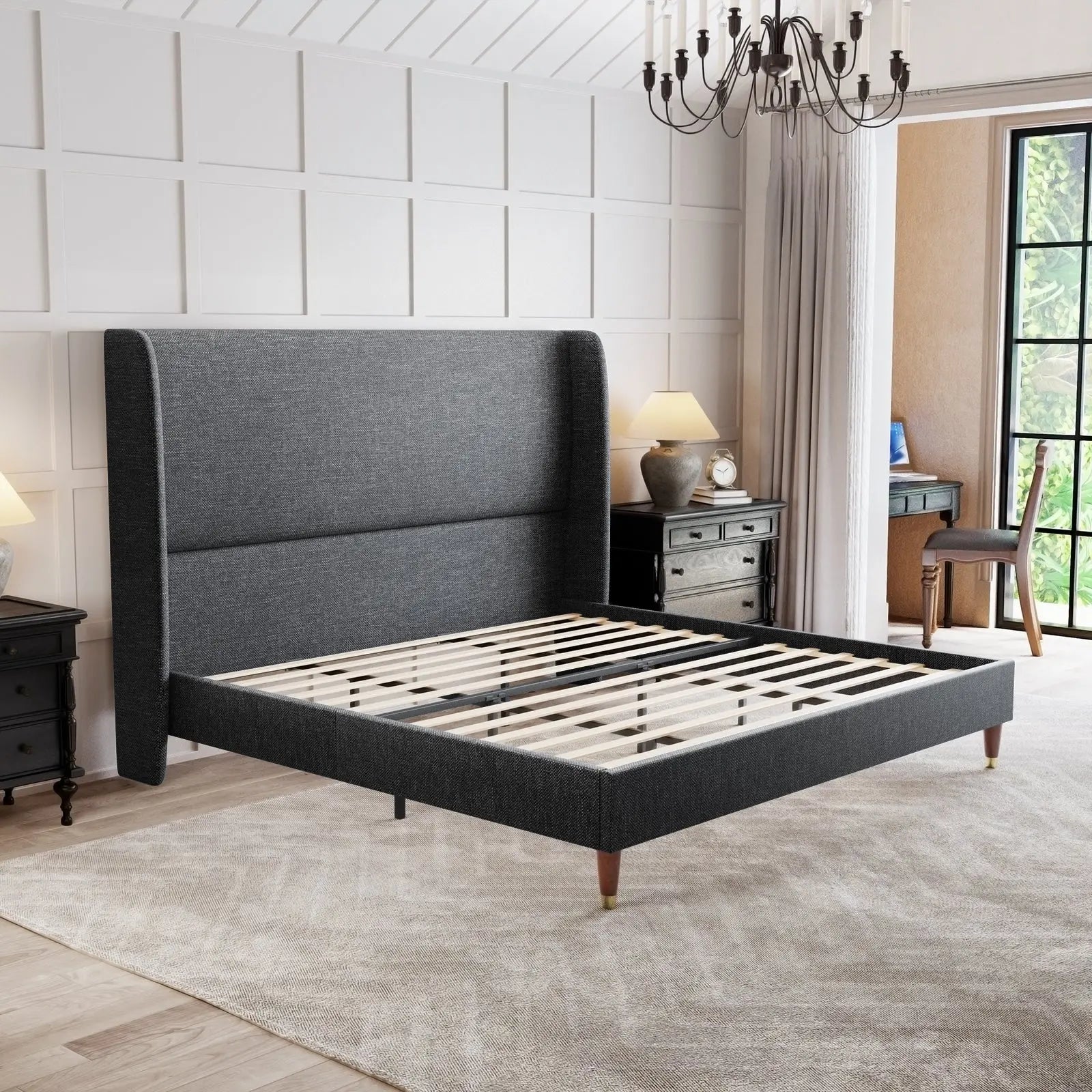 Marisol upholstered store platform bed