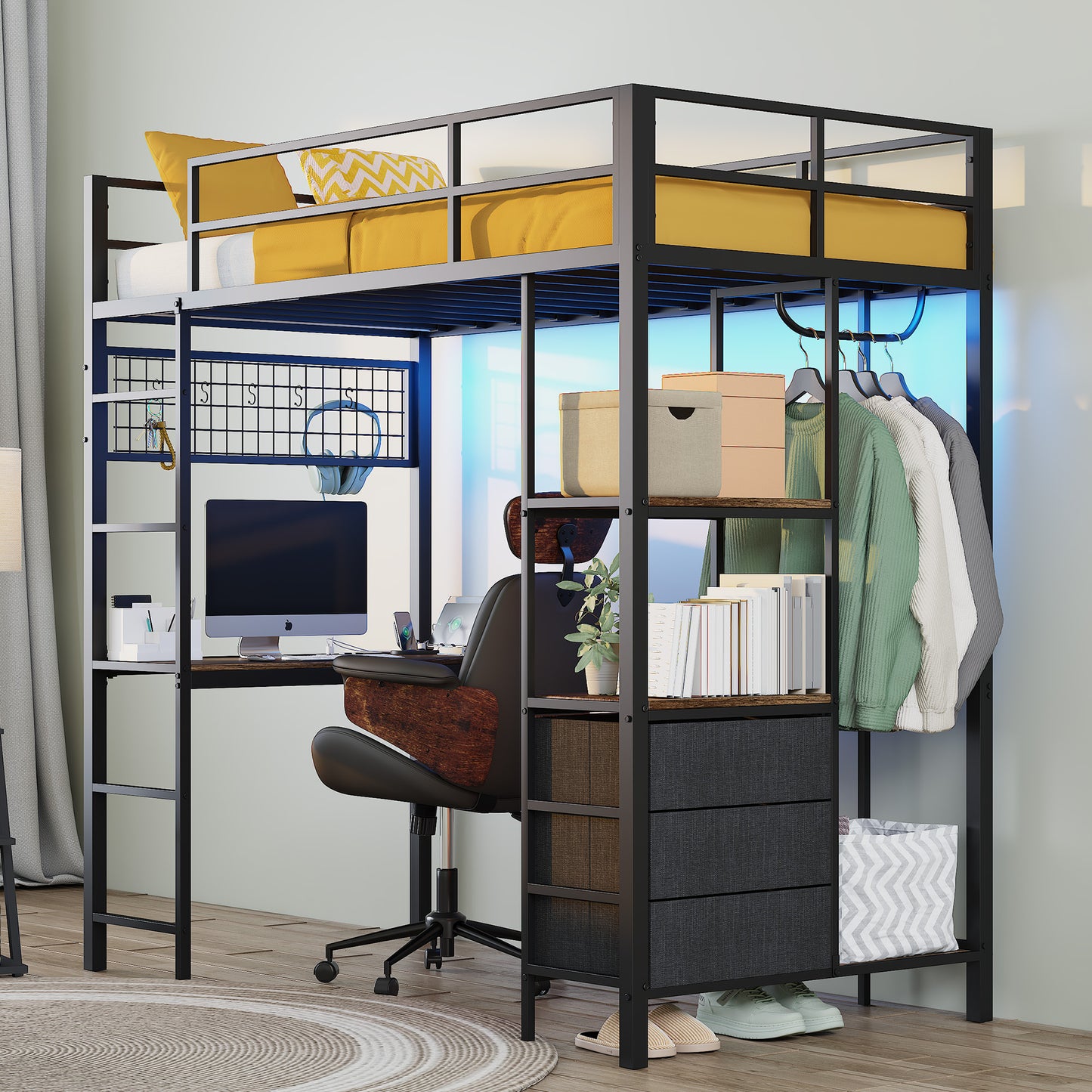 Lofton Twin Loft Bed
